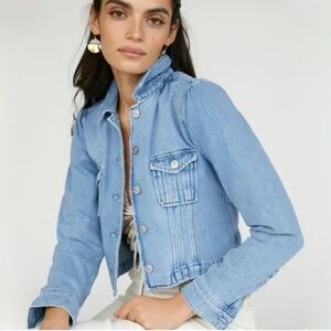 PAIGE Sky Blue Denim Jacket